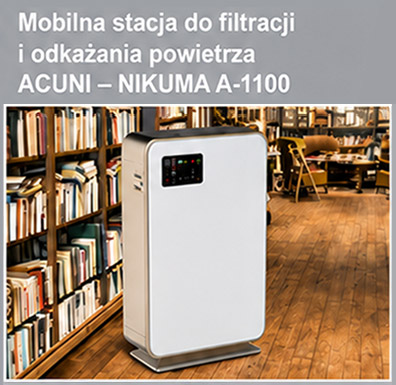 Mobilna stacja do filtracji i odkażania powietrza